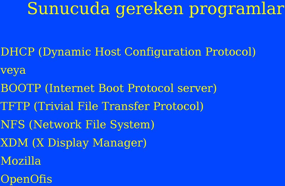 Protocol server) TFTP (Trivial File Transfer Protocol)