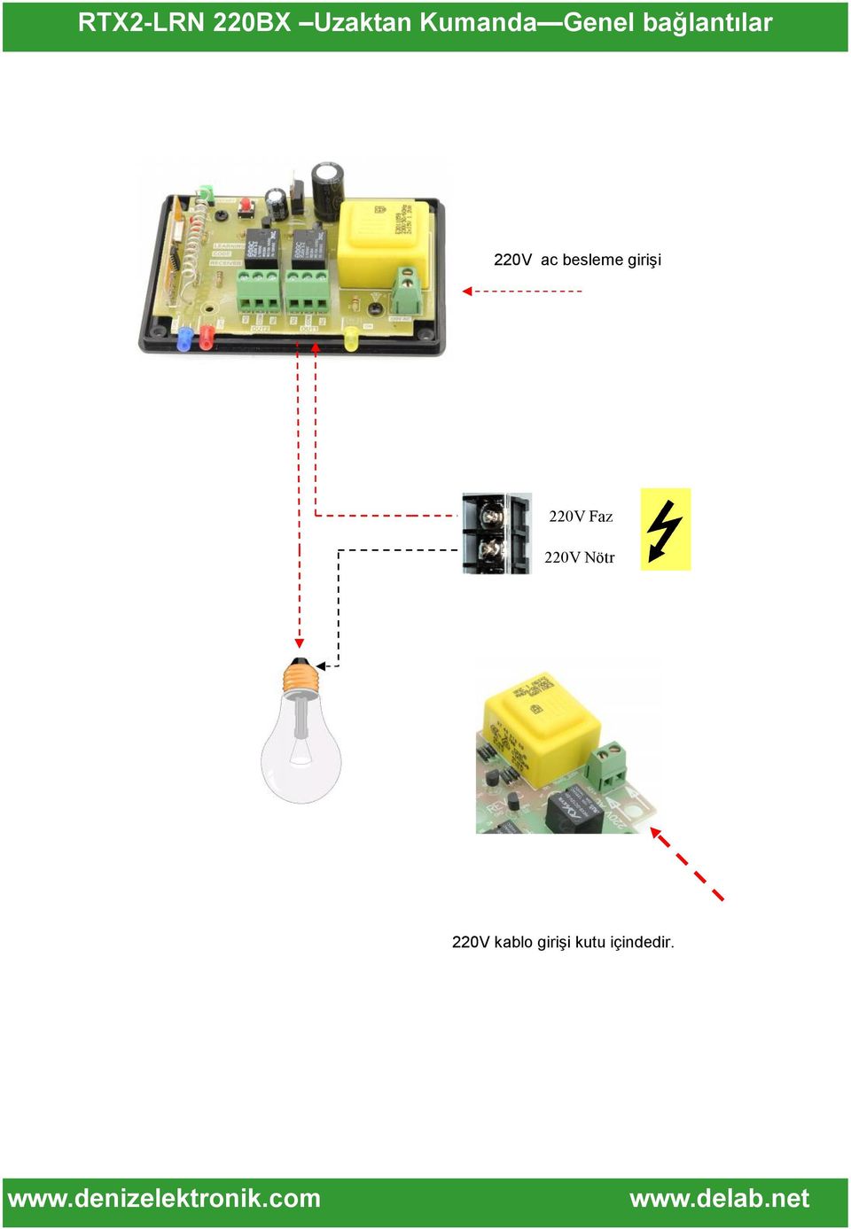 220V Nötr 220V