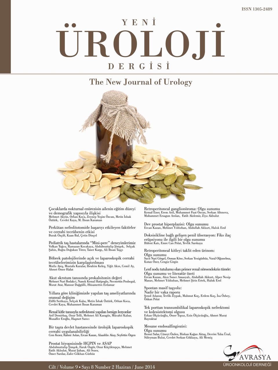 YENİ ÜROLOJİ DERGİSİ. The New Journal of Urology (New J Urol) - PDF Free  Download