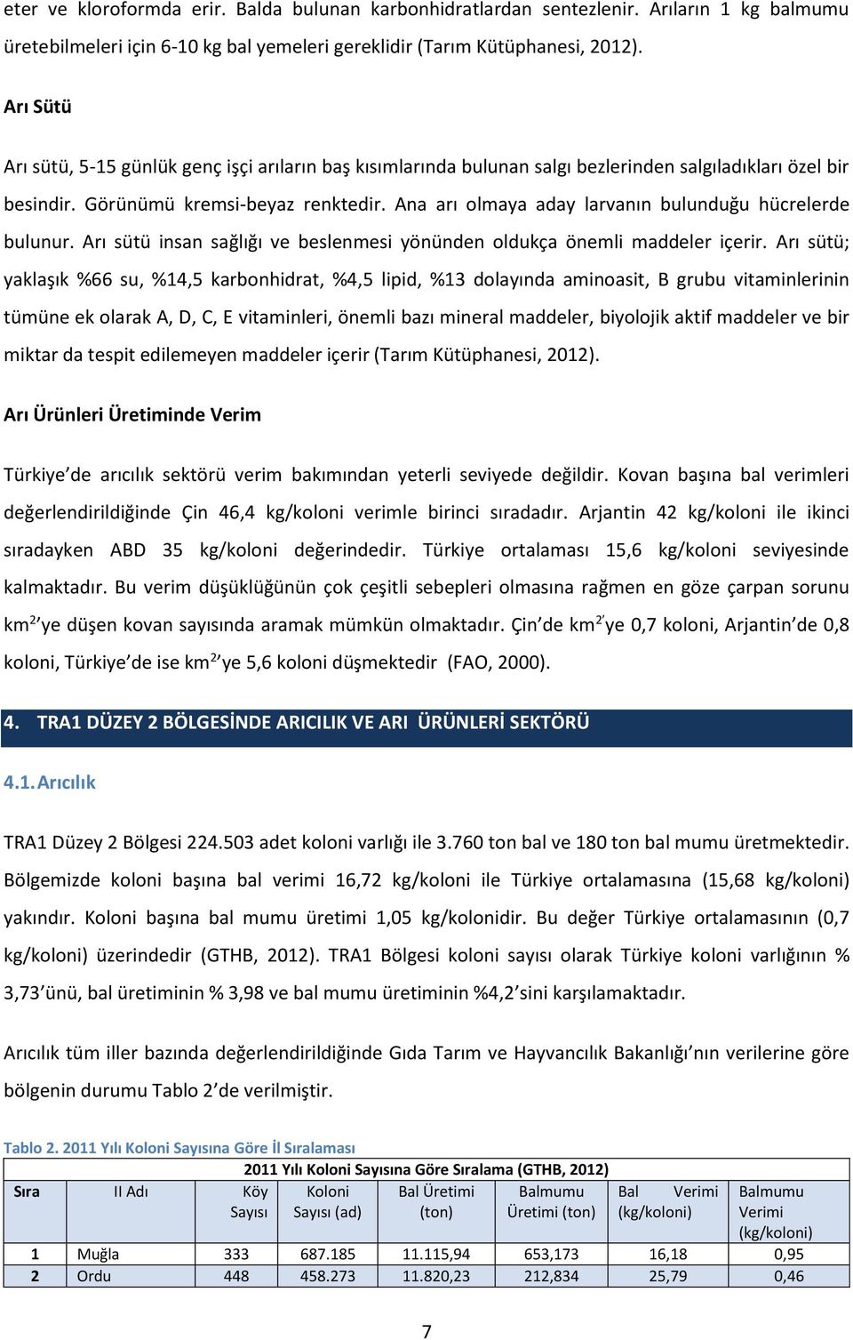 Ana arı olmaya aday larvanın bulunduğu hücrelerde bulunur. Arı sütü insan sağlığı ve beslenmesi yönünden oldukça önemli maddeler içerir.