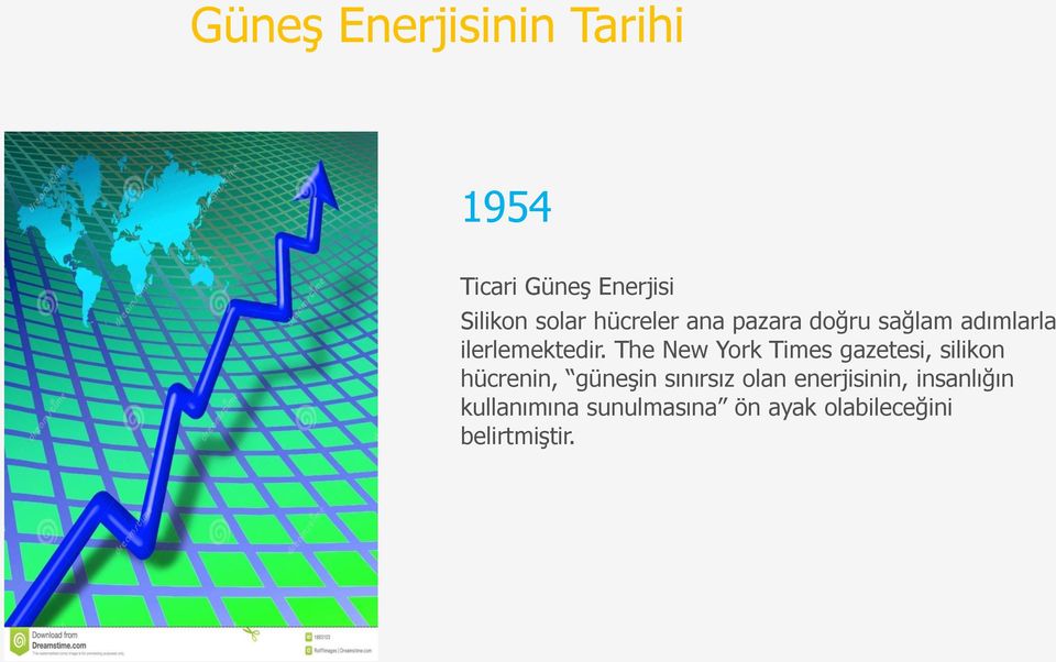 The New York Times gazetesi, silikon hücrenin, güneşin sınırsız olan