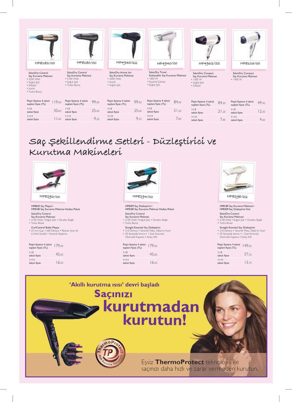 W Soğuk Şok Difüzör SalonDry Compact Saç Kurutma Makinesi 1400 W 119.90 30.00 11.00 99.90 25.00 9.20 99.90 25.00 9.20 84.90 21.20 7.80 84.90 21.20 7.80 49.90 12.50 4.