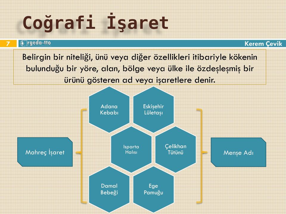 gösteren ad veya işaretlere denir.