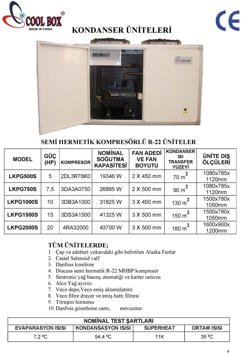 Sentronic yağ basınç otomatiği ve karter ısıtıcısı 6. Alco Yağ ayırıcı 7. Veco depo,veco emiş akümülatörü 8. Veco filtre drayer ve emiş hattı filtresi 9. Titreşim hortumu 10.