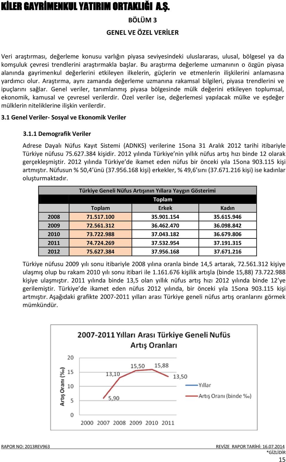 Araştırma, aynı zamanda değerleme uzmanına rakamsal bilgileri, piyasa trendlerini ve ipuçlarını sağlar.