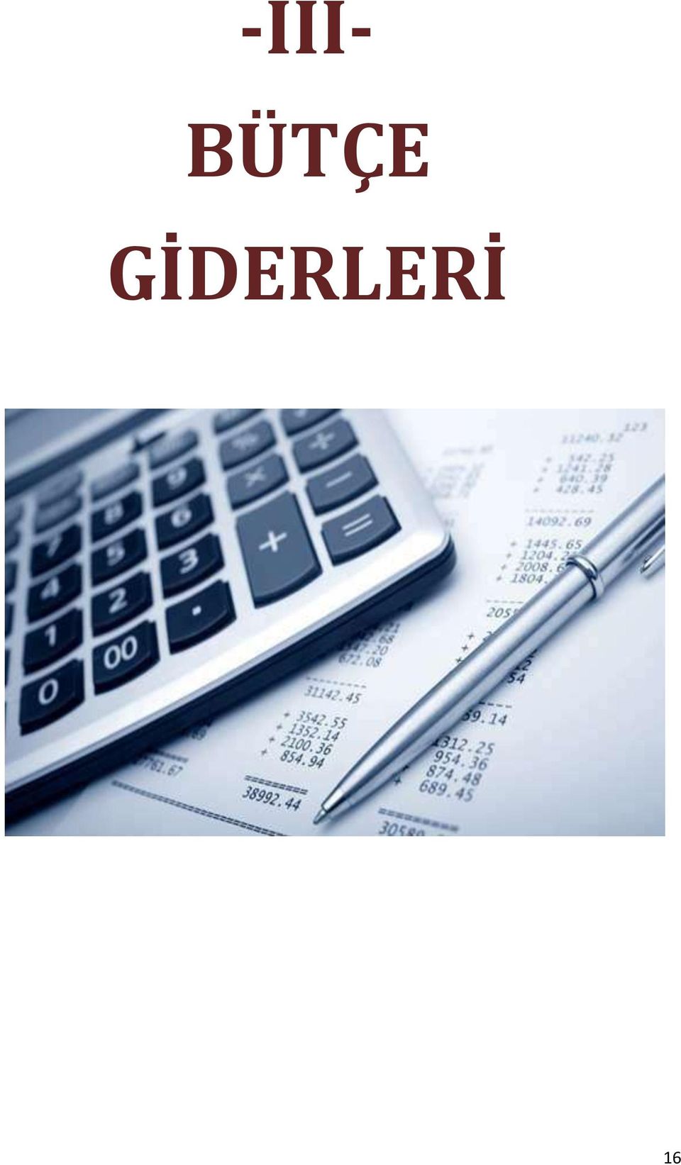 GİDERLERİ