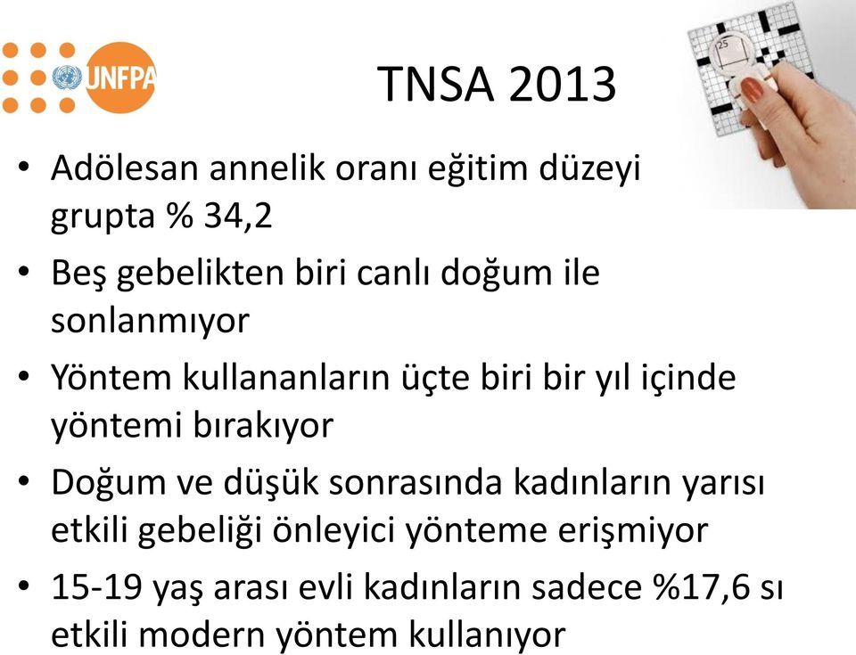 bırakıyor Doğum ve düşük sonrasında kadınların yarısı etkili gebeliği önleyici yönteme