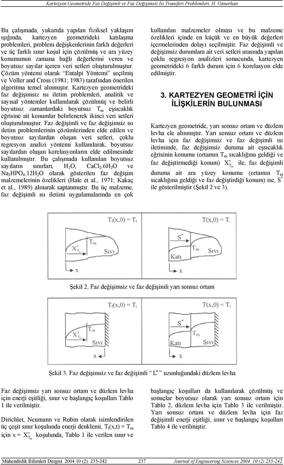 bağı değererini veren ve boyutuz ayıar içeren veri eteri ouşturuuştur. Çözü yöntei oarak Entapi Yöntei eçiiş ve Voer and Cro (1981; 1983) tarafından önerien agorita tee aınıştır.