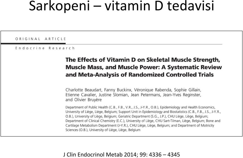 Endocrinol Metab