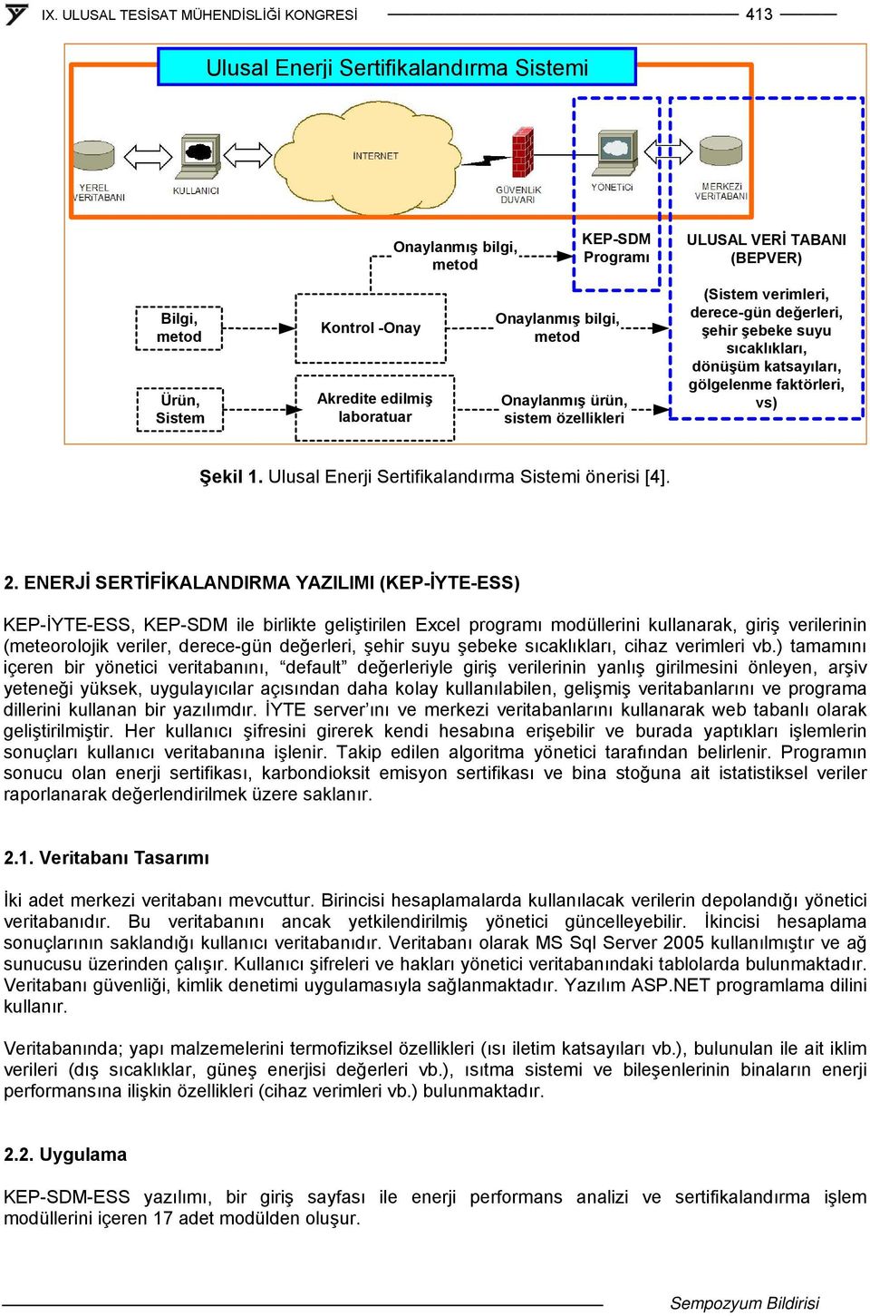 Ulusal Enerji Sertifikalandırma Sistemi önerisi [4]. 2.