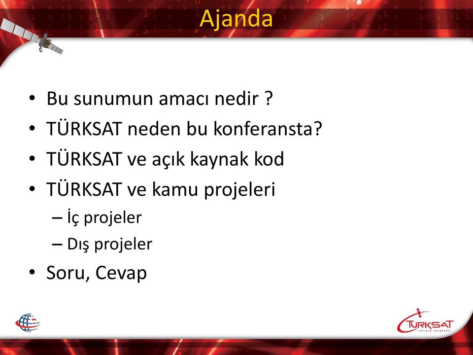 TÜRKSAT ve açık kaynak kod TÜRKSAT ve