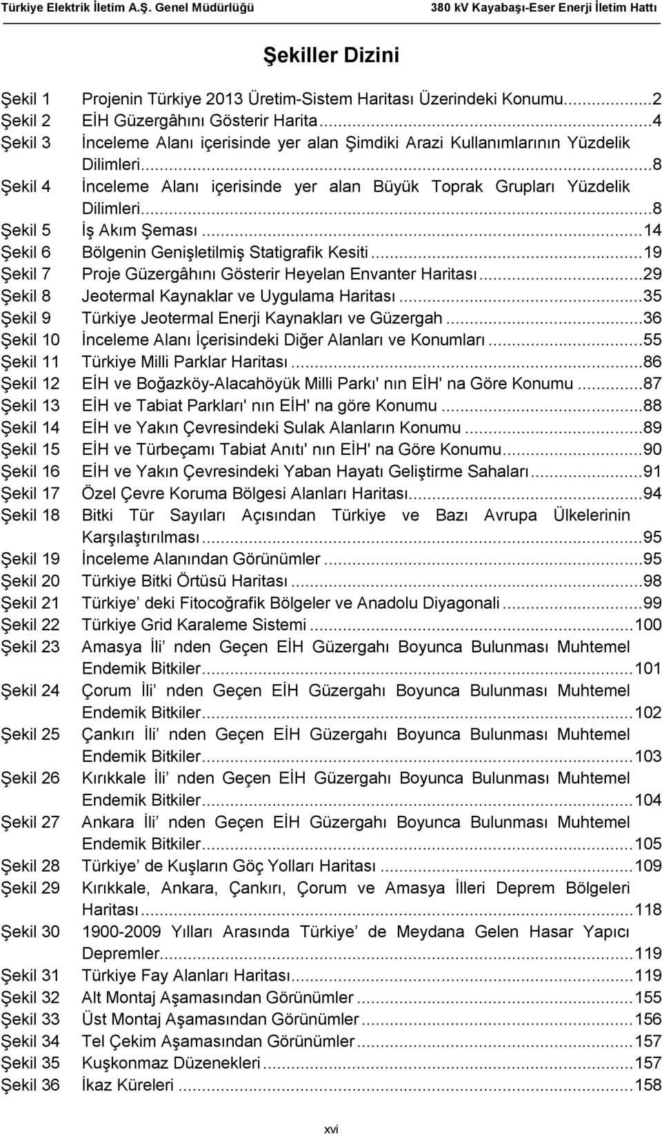 ..8 Şekil 5 İş Akım Şeması...14 Şekil 6 Bölgenin Genişletilmiş Statigrafik Kesiti...19 Şekil 7 Proje Güzergâhını Gösterir Heyelan Envanter Haritası...29 Şekil 8 Jeotermal Kaynaklar ve Uygulama Haritası.