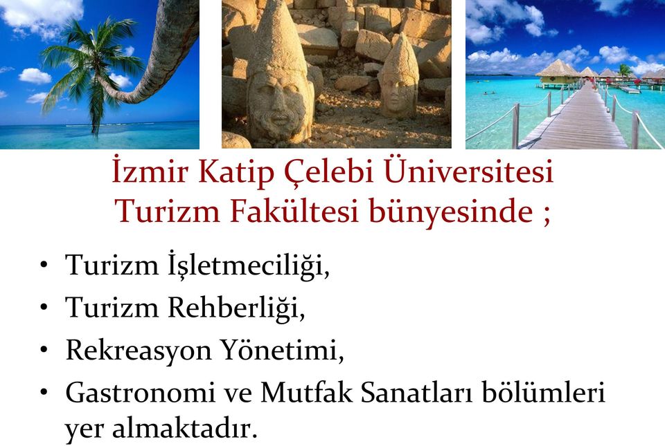 Turizm Rehberliği, Rekreasyon Yönetimi,