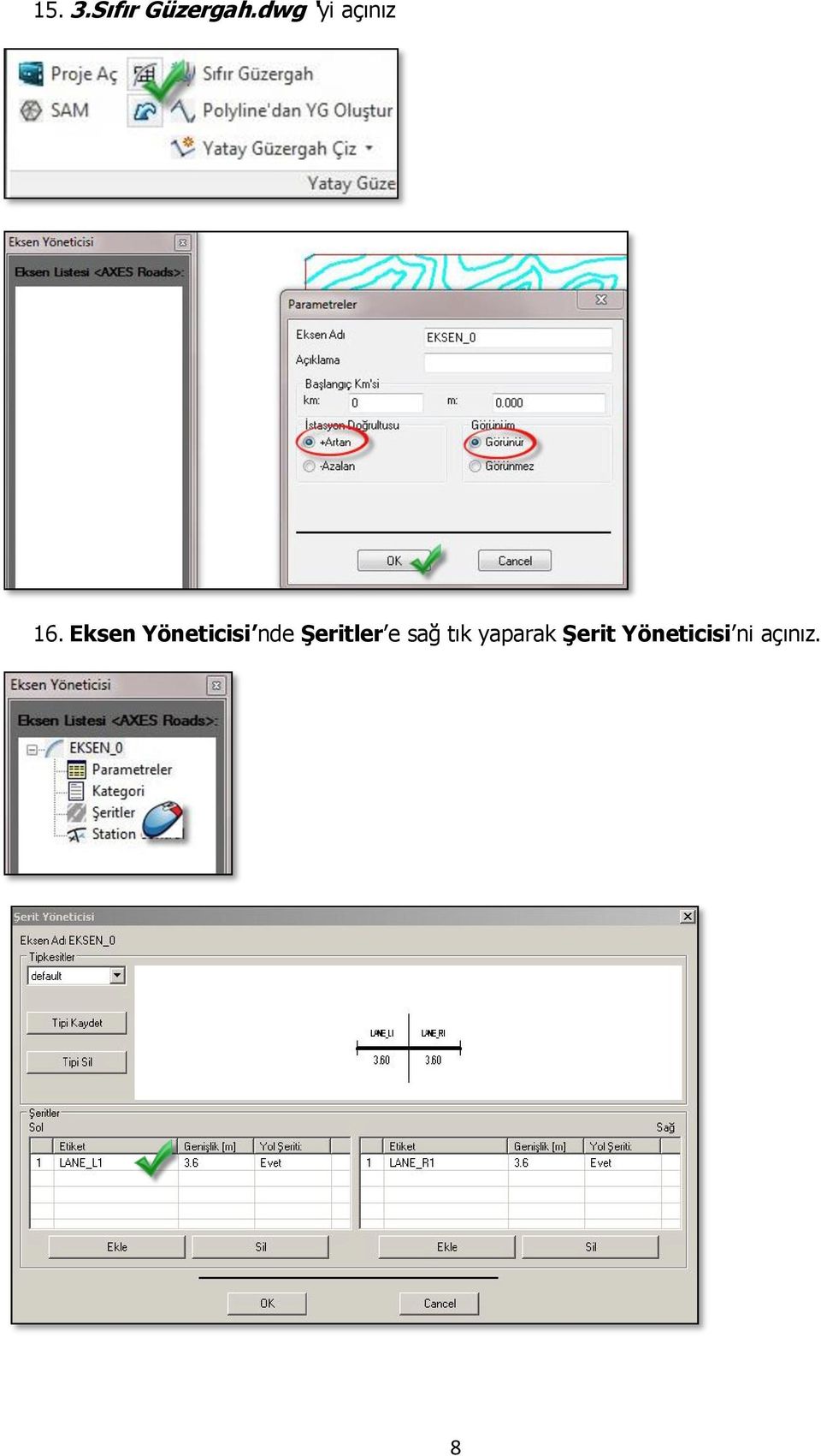 Eksen Yöneticisi nde