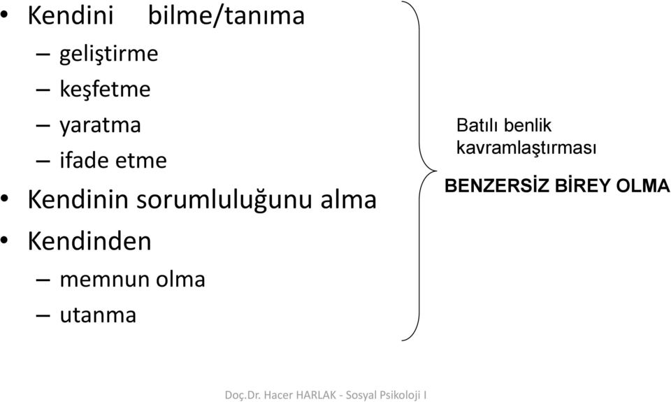 alma Kendinden memnun olma utanma Batılı