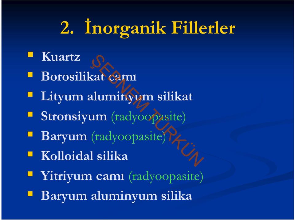 (radyoopasite) Baryum (radyoopasite) Kolloidal