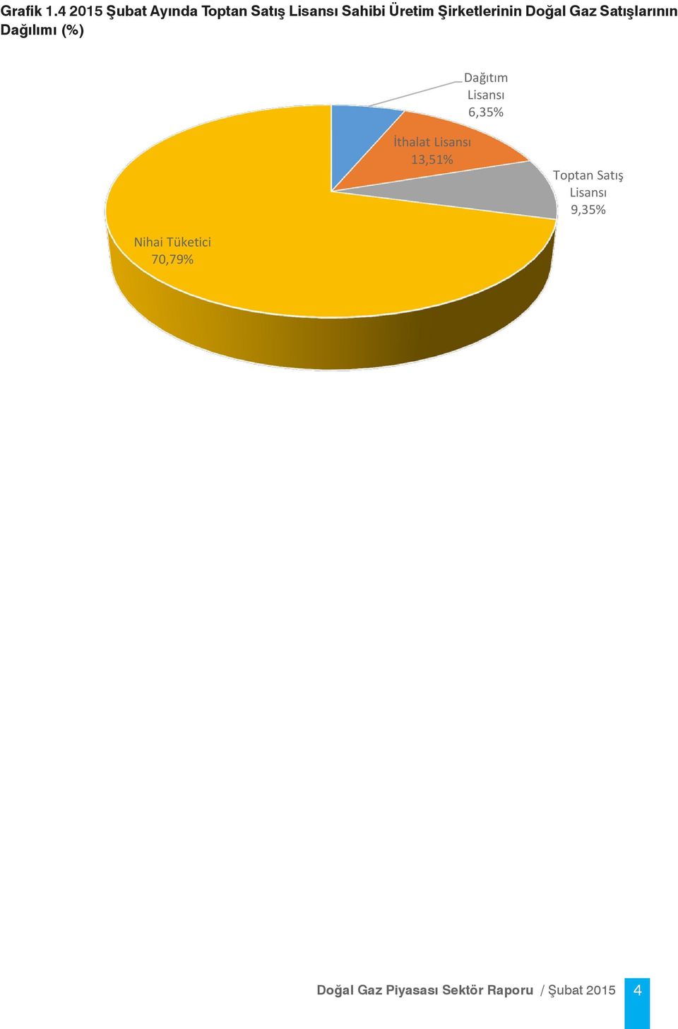 Dağılımı (%)  Dağılımı (%) Dağıtım Lisansı 6,35% İthalat Lisansı 13,51% Toptan Satış