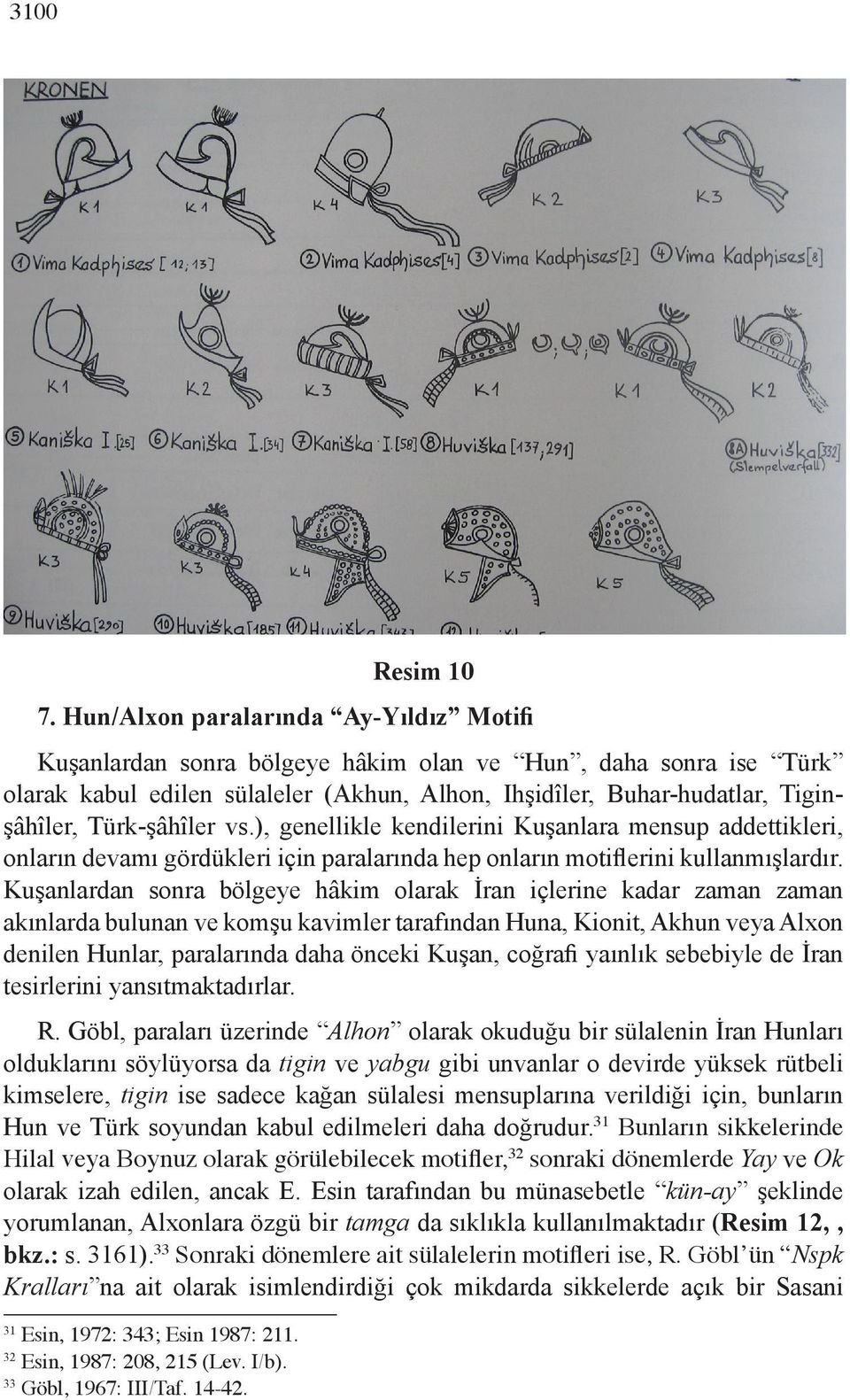 Türk-şâhîler vs.), genellikle kendilerini Kuşanlara mensup addettikleri, onların devamı gördükleri için paralarında hep onların motiflerini kullanmışlardır.