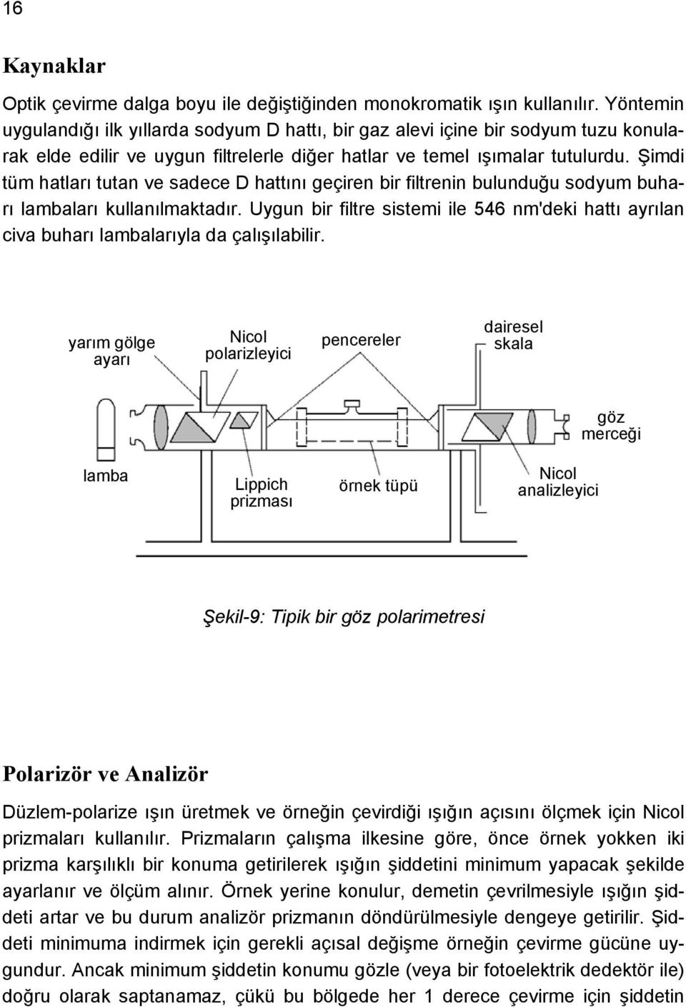 Şimdi tüm hatları tutan ve sadece hattını geçiren bir filtrenin bulunduğu sodyum buharı lambaları kullanılmaktadır.