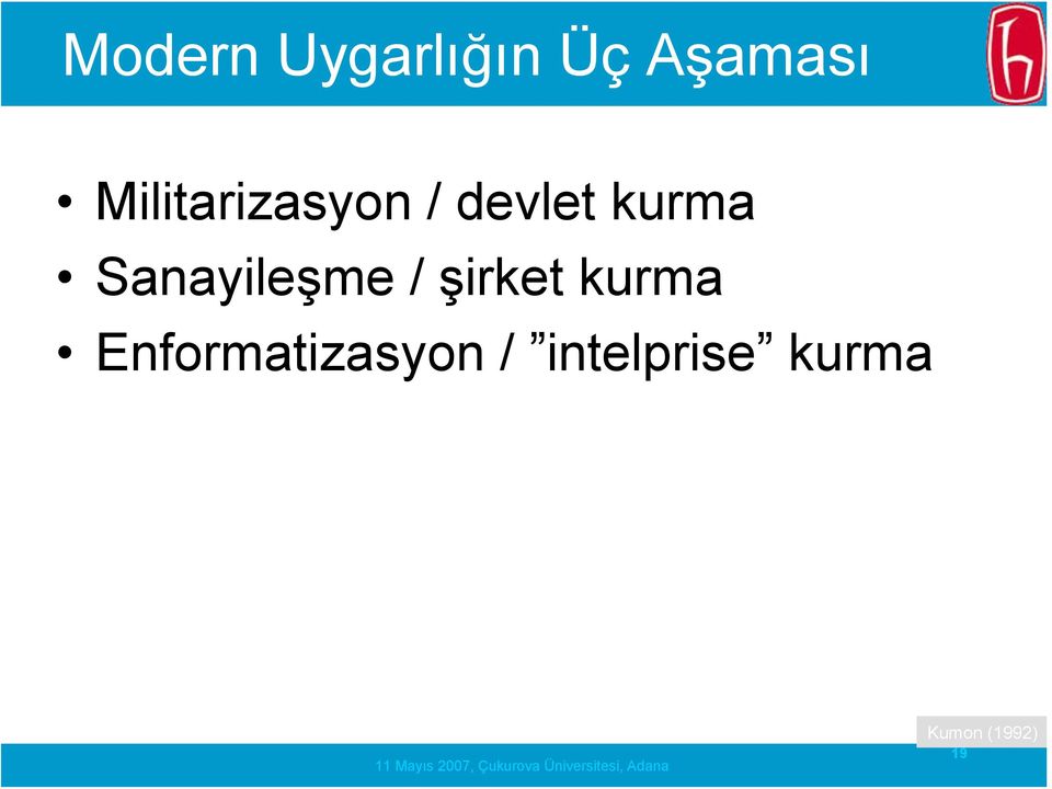 Sanayileşme / şirket kurma