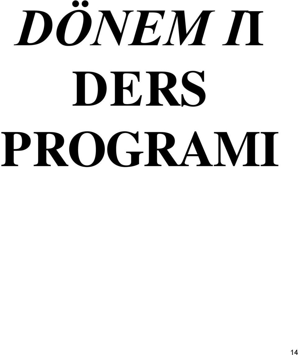 PROGRAMI