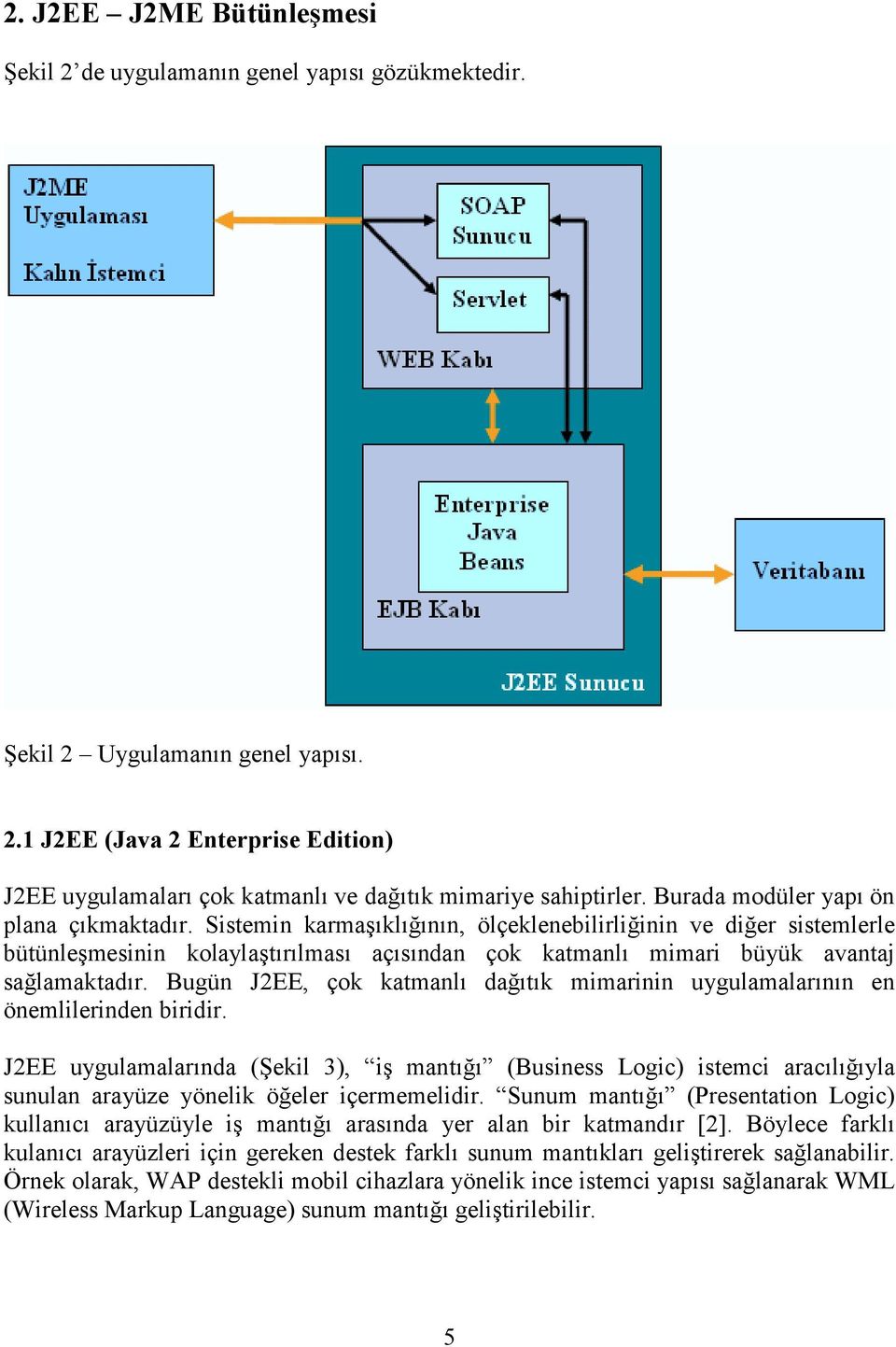 Sistemin karmaşõklõğõnõn, ölçeklenebilirliğinin ve diğer sistemlerle bütünleşmesinin kolaylaştõrõlmasõ açõsõndan çok katmanlõ mimari büyük avantaj sağlamaktadõr.