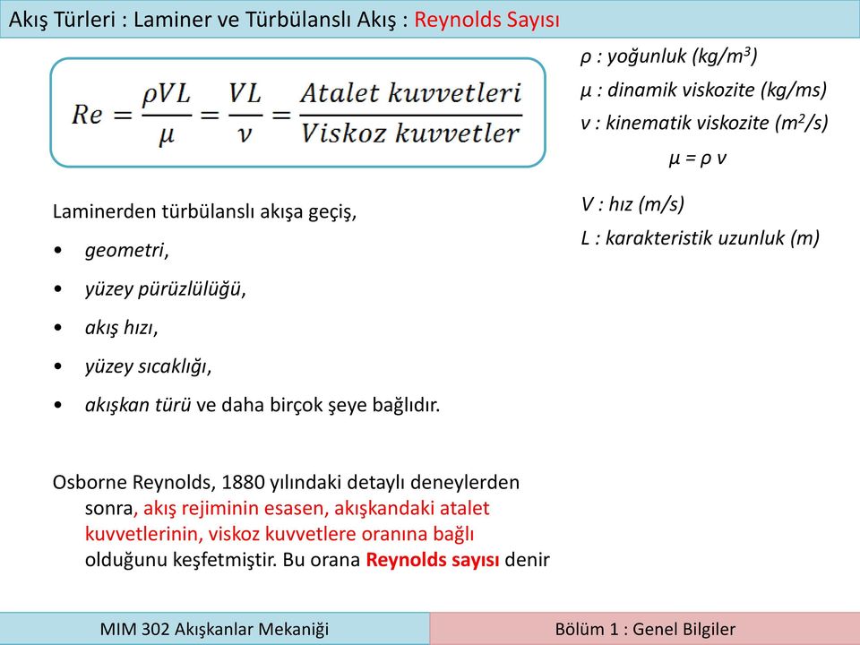 hızı, yüzey sıcaklığı, akışkan türü ve daha birçok şeye bağlıdır.