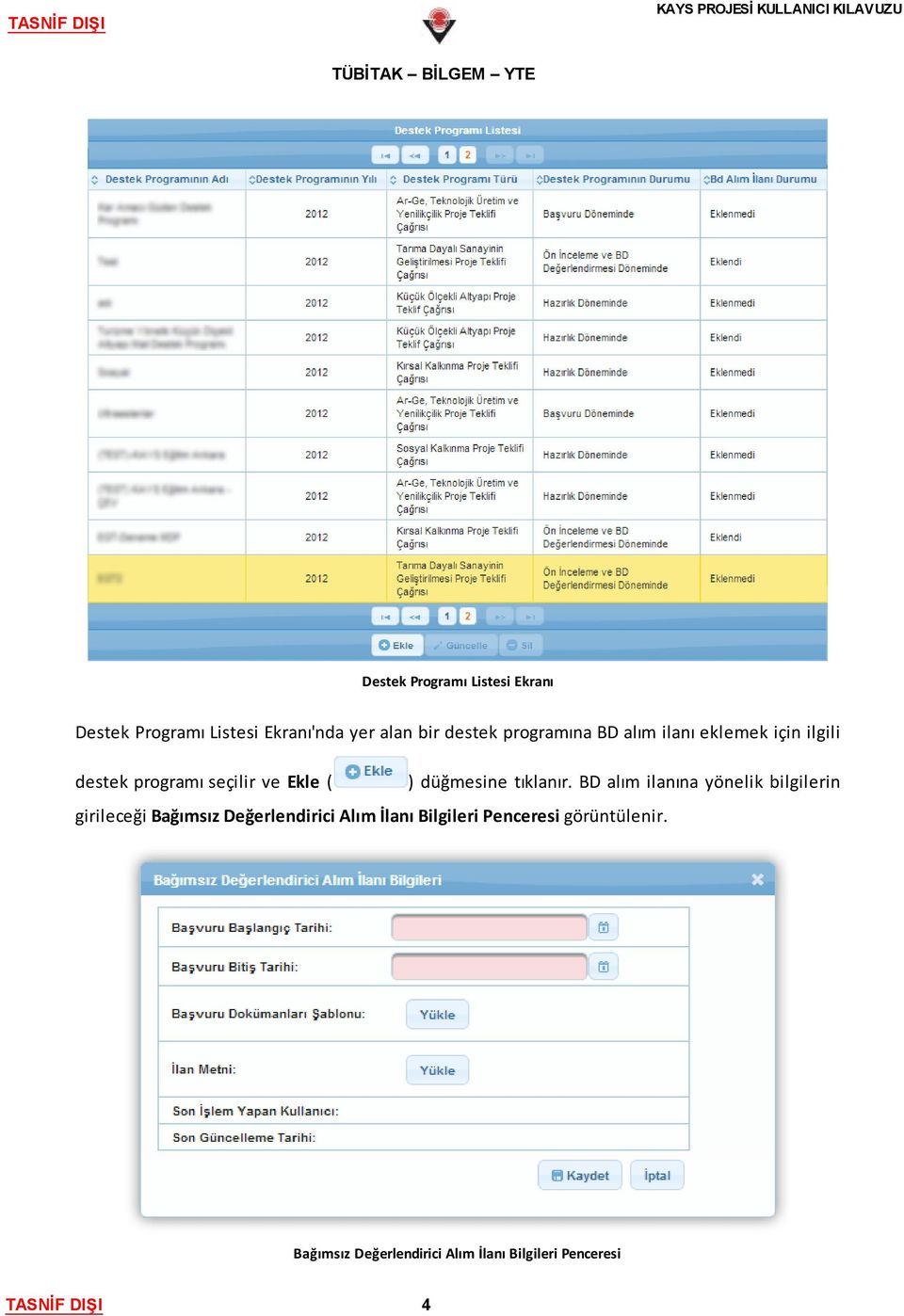 düğmesine tıklanır.