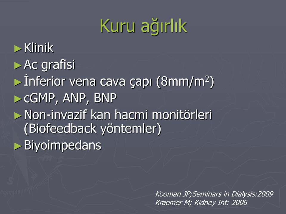 monitörleri (Biofeedback yöntemler) Biyoimpedans