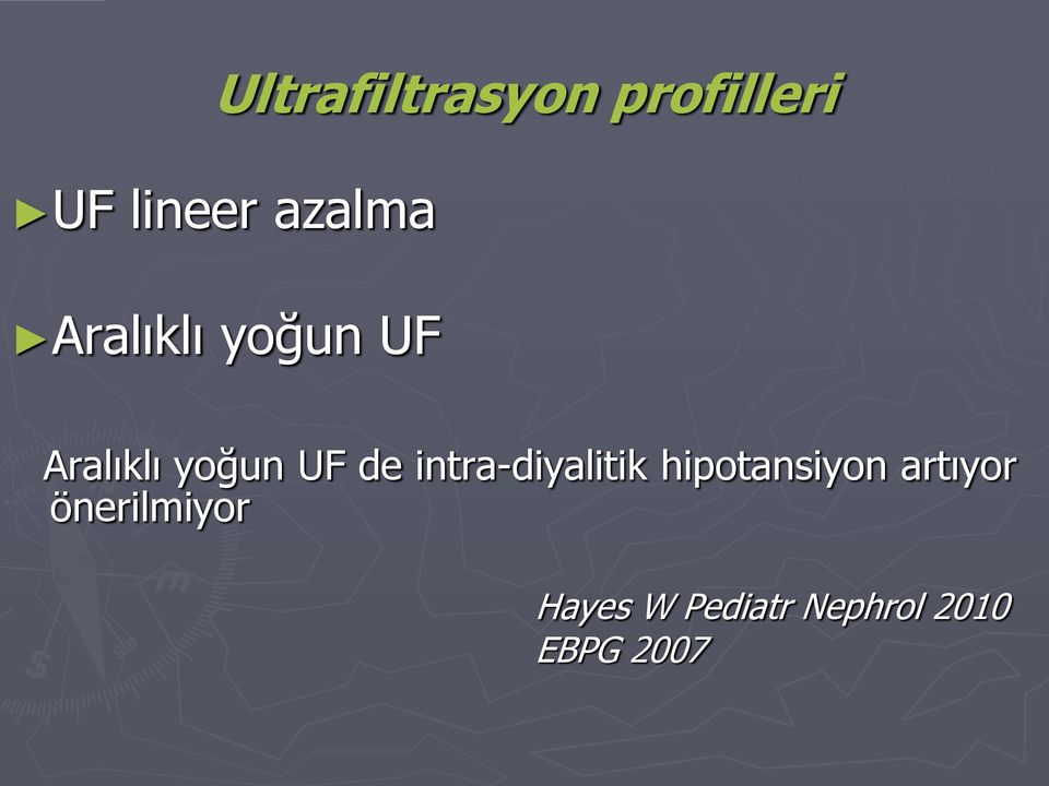 de intra-diyalitik hipotansiyon artıyor