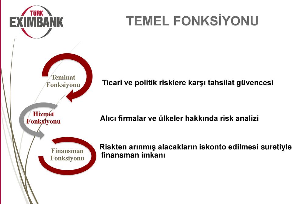 firmalar ve ülkeler hakkında risk analizi Finansman