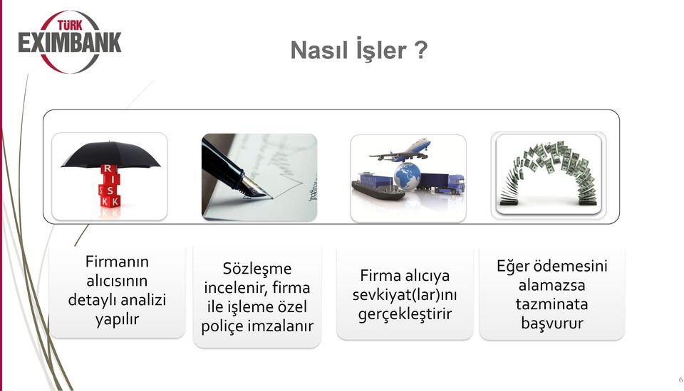 Sözleşme incelenir, firma ile işleme özel poliçe