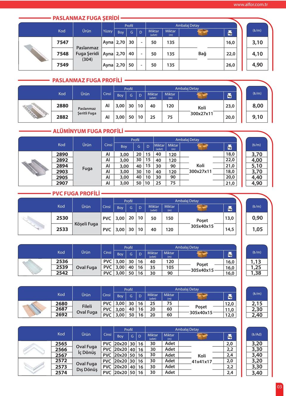 Detay G D 0 75 0x27x11 23,0 20,0,00 9, ALÜMİNYUM FUGA PROFİLİ 290 292 294 2903 2905 FUGA PROFİLİ 33 File Detay Detay G D Köşeli Fuga File Detay Detay G D 20 15 Fuga 2907 15 15 0 0 90 0 90 75 0x27x11