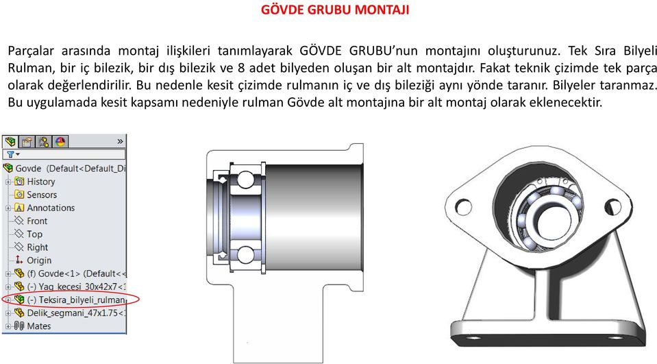 Fakat teknik çizimde tek parça olarak değerlendirilir.