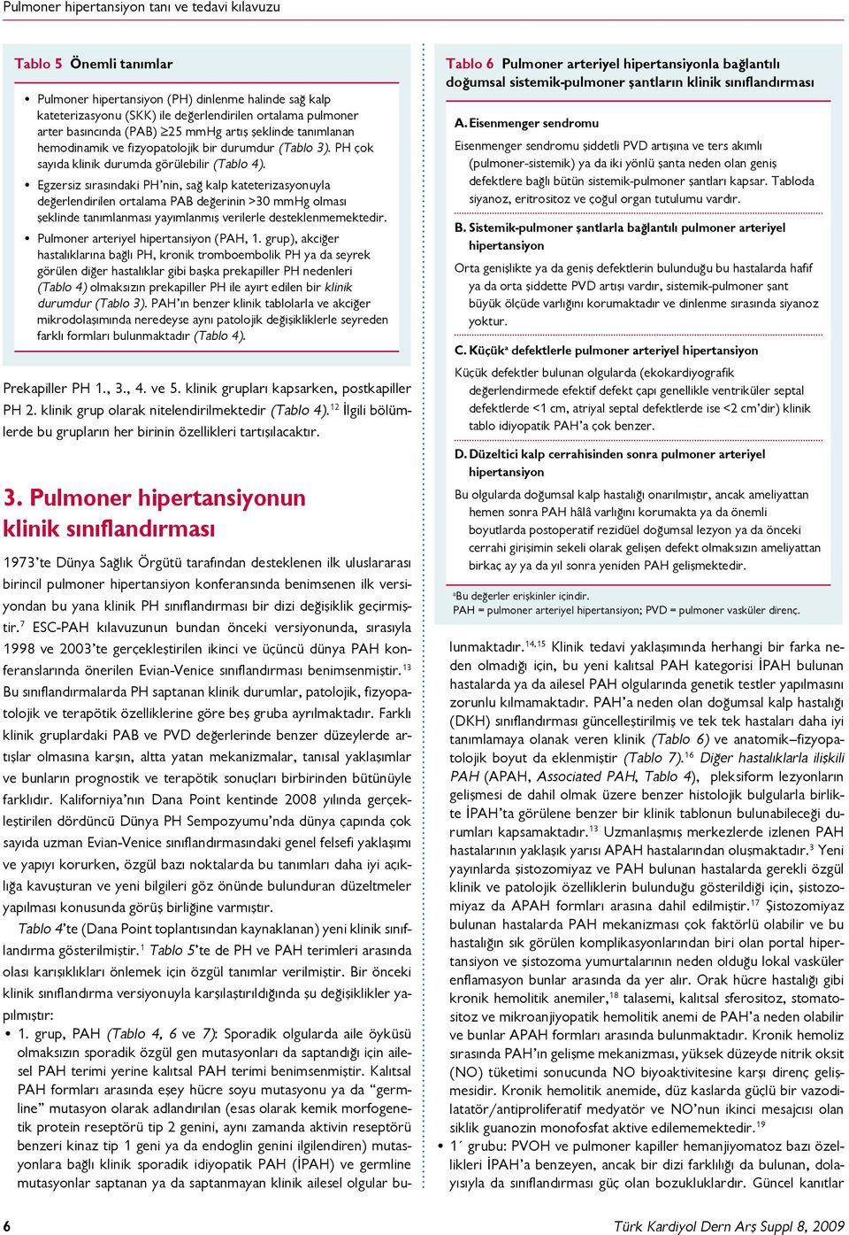 Pulmoner hipertnsiyonun klinik sınıflndırmsı 1973 te Düny Sğlık Örgütü trfındn desteklenen ilk uluslrrsı irincil pulmoner hipertnsiyon konfernsınd enimsenen ilk versiyondn u yn klinik PH