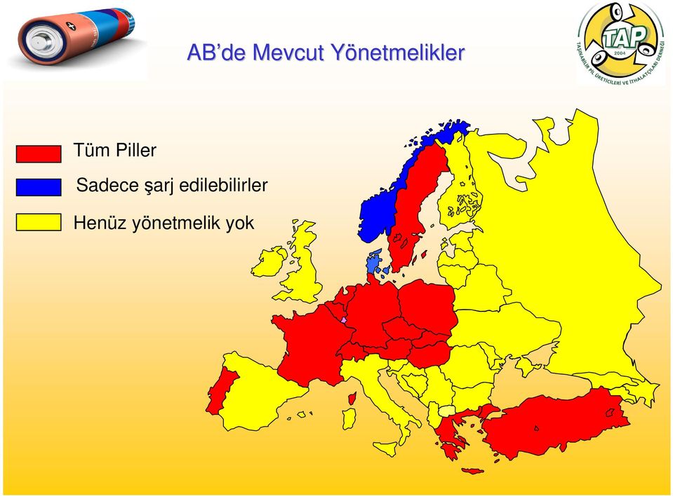 Piller Sadece şarj