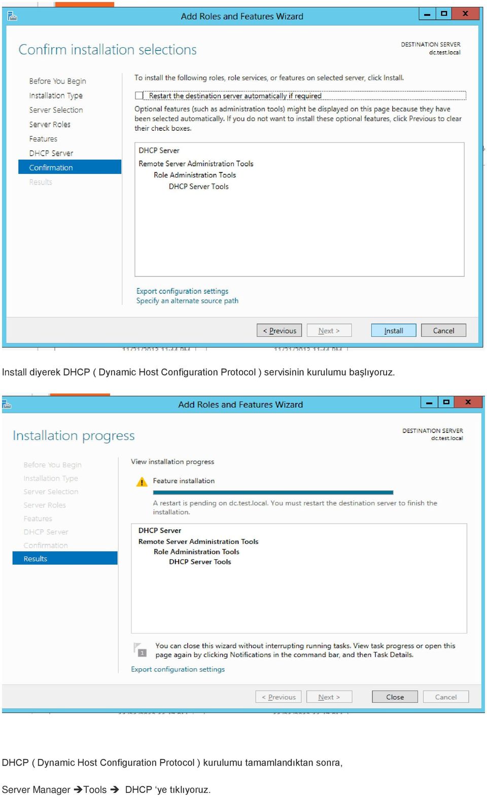 DHCP ( Dynamic Host Configuration Protocol )