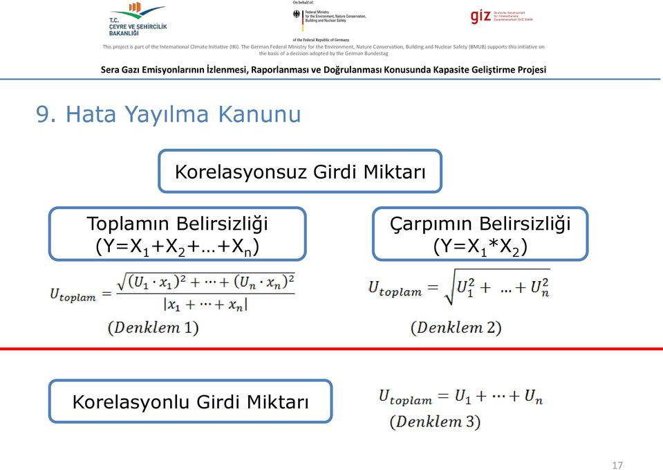 (Y=X 1 +X 2 + +X n ) Çarpımın