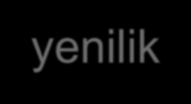 Üründe yenilik: Önceki ürün kuşağıyla karşılaştırıldığında malzemesi, parçaları ve yerine getirdiği işlevler açısından öze ilişkin teknolojik farklar gösteren bir ürünü ifade eder.