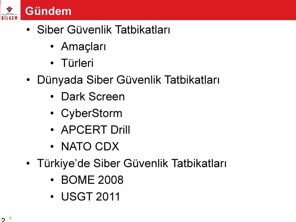 Screen CyberStorm APCERT Drill NATO CDX Türkiye