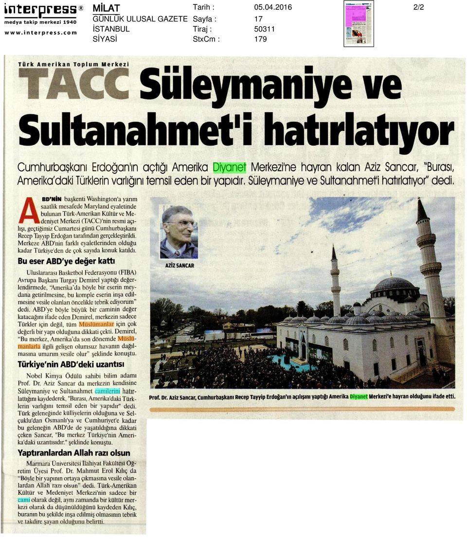 Sayfa : 17 İSTANBUL Tiraj