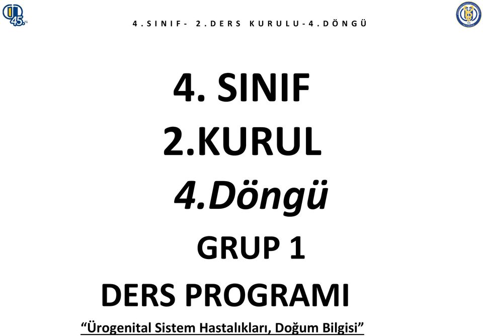 PROGRAMI Ürogenital