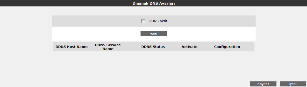 Eğer ev ağınızda IPTV servisi kullanmak istiyorsanız, IGMP ayarları gereklidir. IGMP özelliğini etkinleştirmek ve yapılandırmak için IGMP menüsüne gidiniz. Etkin kutucuğunu işaretleyiniz.