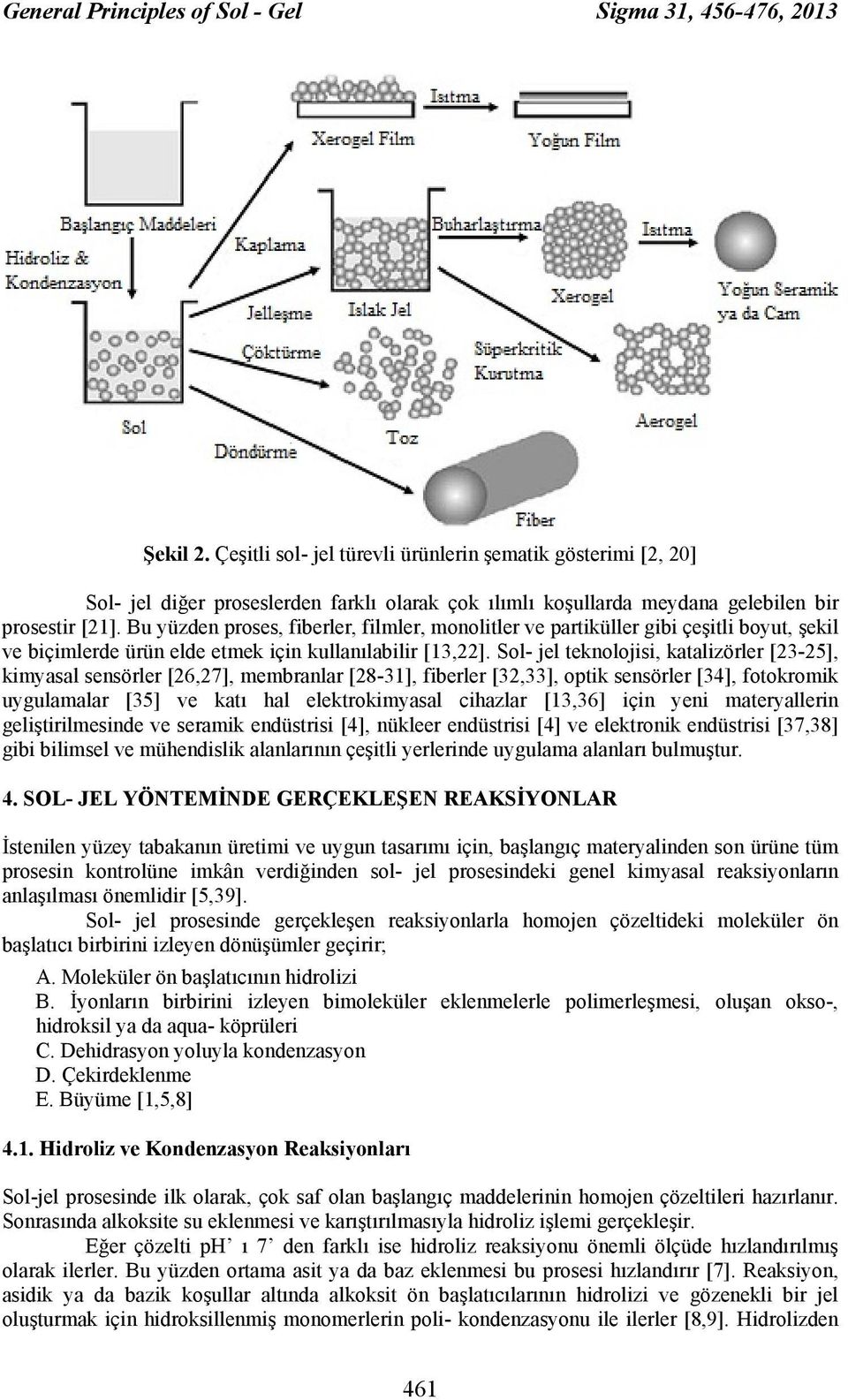 Bu yüzden proses, fiberler, filmler, monolitler ve partiküller gibi çeşitli boyut, şekil ve biçimlerde ürün elde etmek için kullanılabilir [13,22].