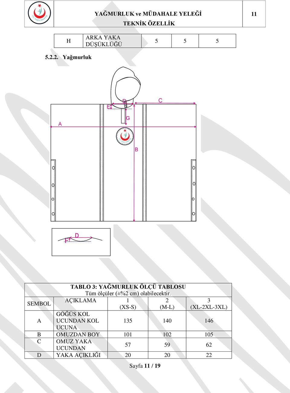 Tüm ölçüler (±%2 cm) olabilecektir.