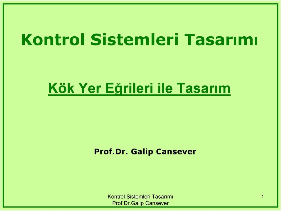 Taarım Prof.