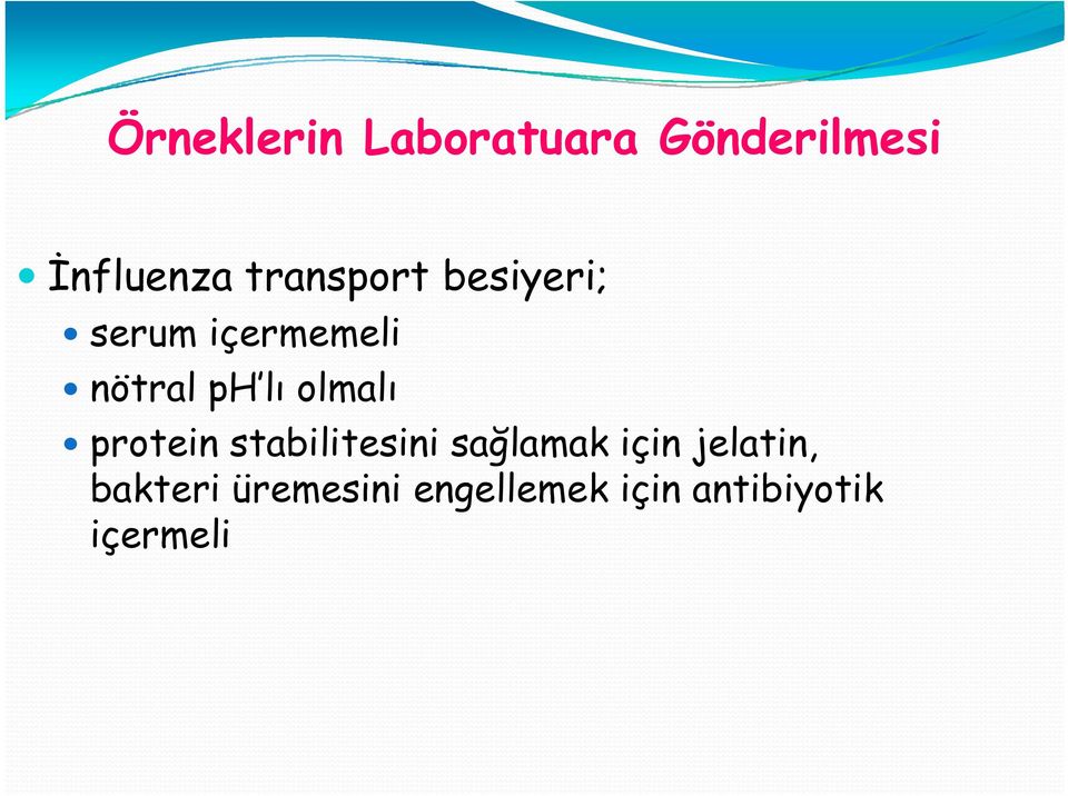 olmalı protein stabilitesini sağlamak için