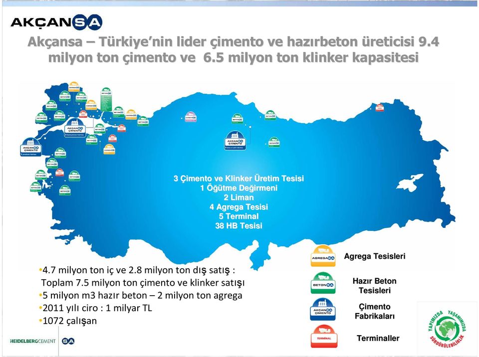 Terminal 38 HB Tesisi 4.7 milyon ton içve 2.8 milyon ton dışsatış: Toplam 7.