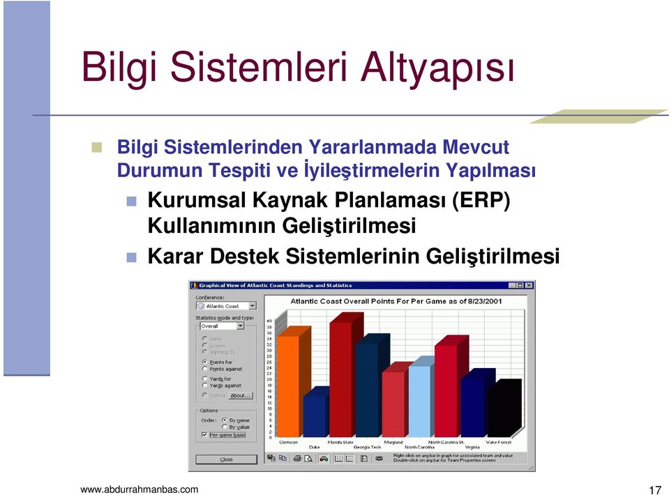 Kurumsal Kaynak Planlaması (ERP) Kullanımının Geliştirilmesi