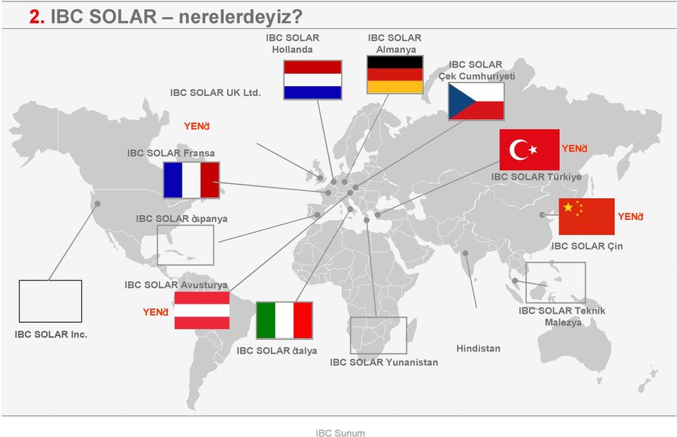 IBC SOLAR Fransa YEN ò! IBC SOLAR Türkiye IBC SOLAR òspanya YEN ò!